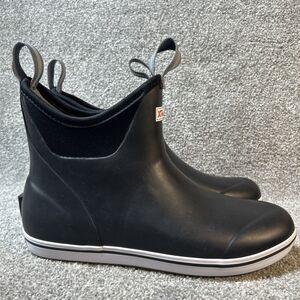 XTRATUF Black Ankle Deck Sport Boots - Durable Waterproof Footwear Men's Size 11